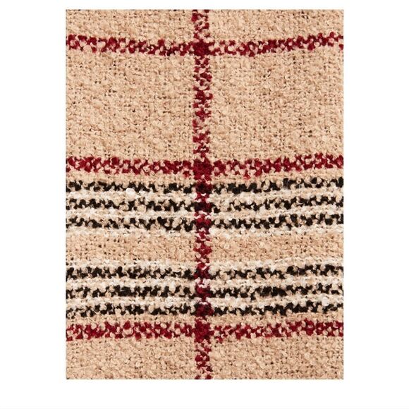 Time And Tru Plaid Turtleneck Poncho Sweater | Fall Cozy Style | Size L/XL - Picture 12 of 15